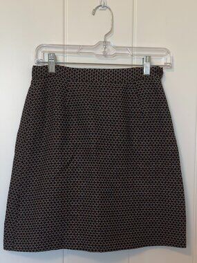 Saks Fifth Avenue Collection Geometric Mini Skirt